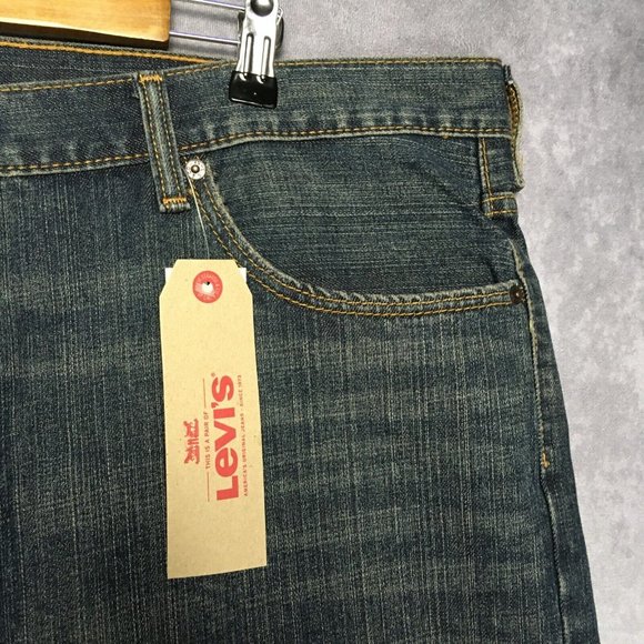 Levis Mens 550 Relaxed Fit Blue Jeans size 44x29 Tapered Leg Denim NEW w Tags - Picture 9 of 16
